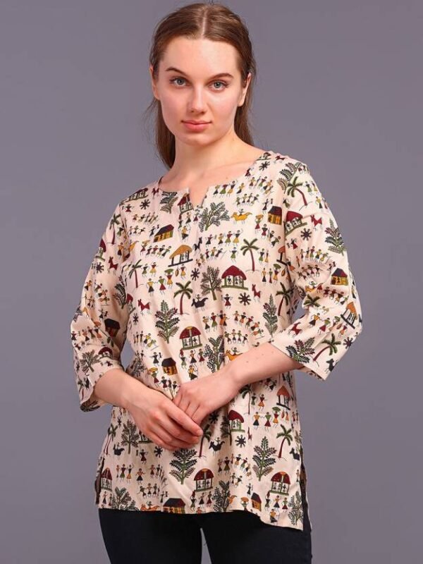 WhatsApp Image 2026-05-26 at 3.56.28 PM (4) Women's Rajasthani Short Kurti