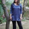 WhatsApp Image 2026-05-26 at 4.00.32 PM (17) Women's Blue Printed Cotton Short Kurti