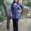 WhatsApp Image 2026-05-26 at 4.00.32 PM (18) Women's Blue Printed Cotton Short Kurti