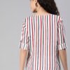 Women's Lining Printed Short Kurti