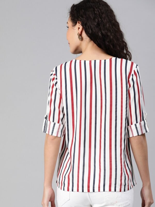 Women's Lining Printed Short Kurti