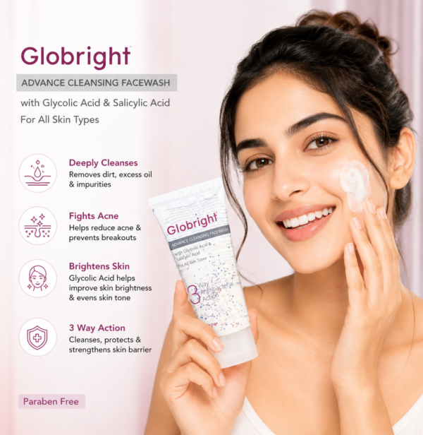 globright 1 Globright Advance Cleansing Face Wash