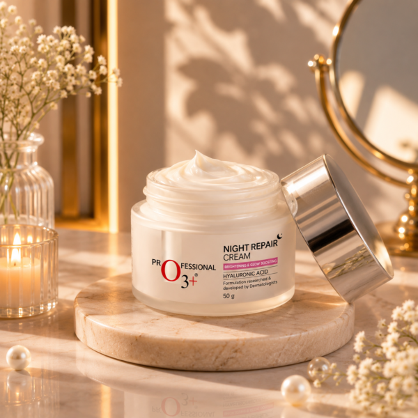 night cream O3+ Night Repair Cream with Hyaluronic Acid