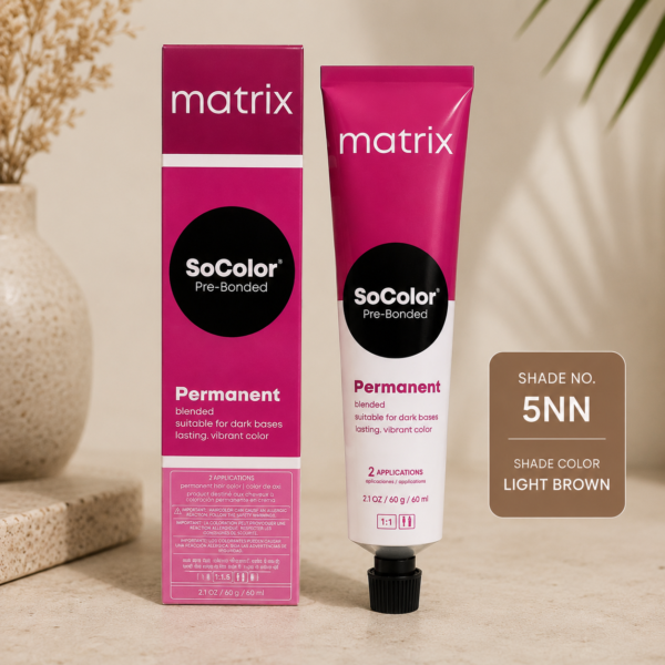 5nn Matrix SoColor Pre-Bonded Permanent Hair Color – 90g