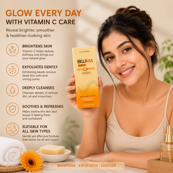 face cleanser Biluma Glow Vitamin C Cleanser 100ml – Brightening Face Wash