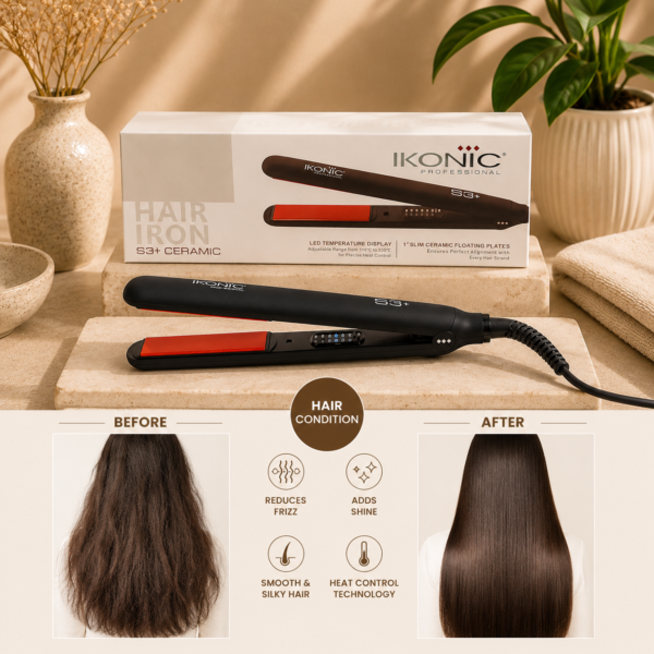 ikkonic 2 IKONIC Professional S3+ Ceramic Hair Straightener with LED