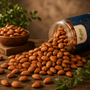 Rajbite Roasted & Salted Almonds – Premium Quality Crunchy Almonds - 300gm