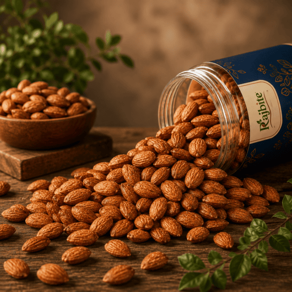 Rajbite Roasted & Salted Almonds – Premium Quality Crunchy Almonds - 300gm
