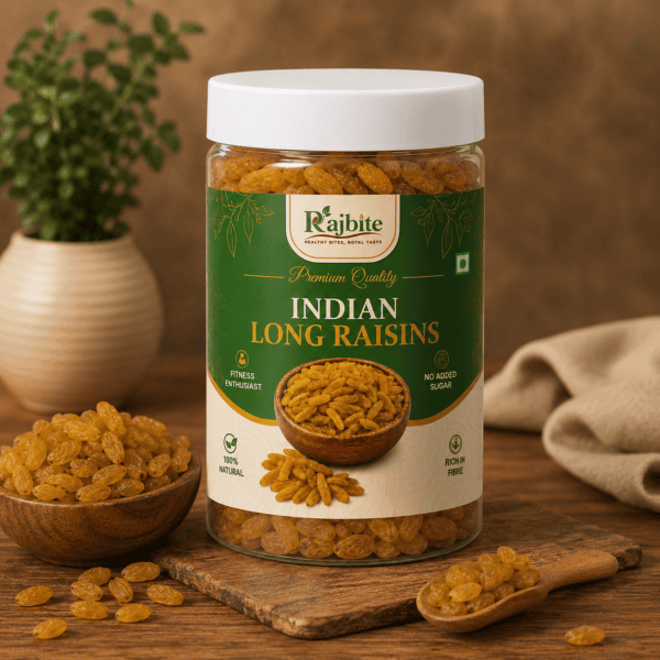 Rajbite Indian Long Raisins Premium Quality Kishmish 100% Natural No Added Sugar