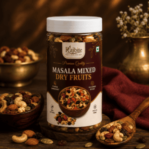 Rajbite Premium Masala Mixed Dry Fruits – Crunchy & Flavourful Healthy Snack – 350g